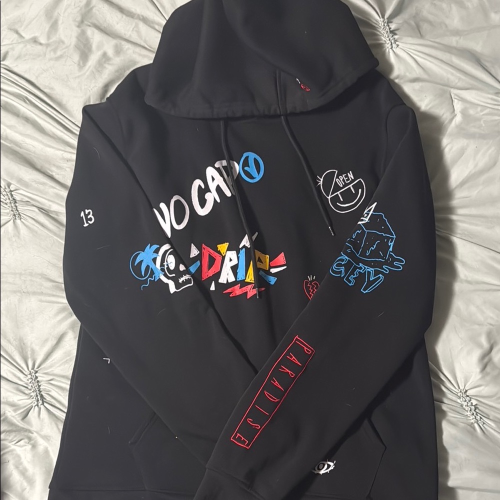 Rue21 Black Graphic Hoodie